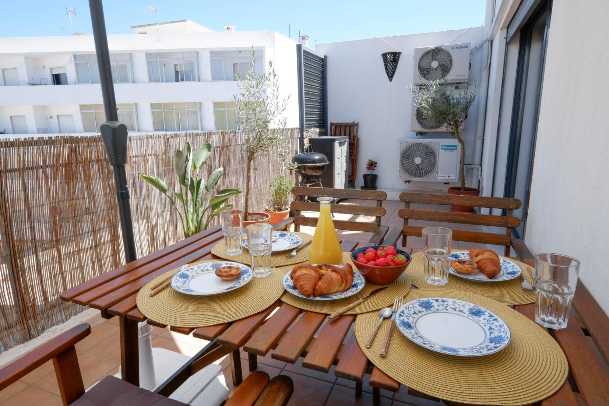 Spacious Terrace, Swimming Pool, Private Parking Olhão Exterior foto
